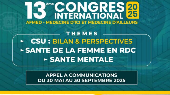 Affiche du 13e Congrès international AFMED
